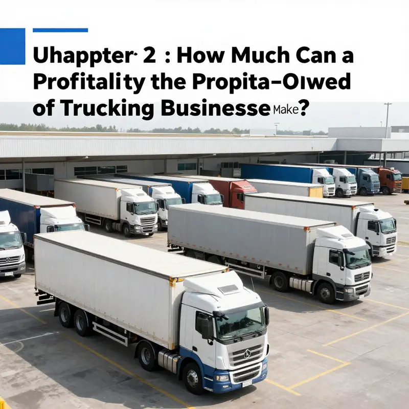 An owner-operator stands by their truck, embodying the independence and potential financial success of trucking.