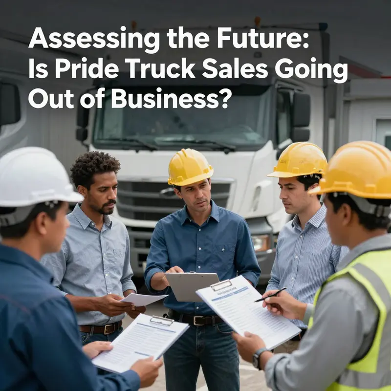 Overview of Pride Truck Sales’ current operations and status.