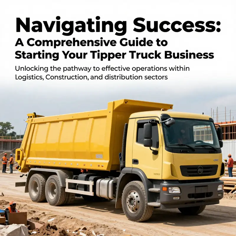 A tipper truck loading materials at a construction site with workers overseeing the process.