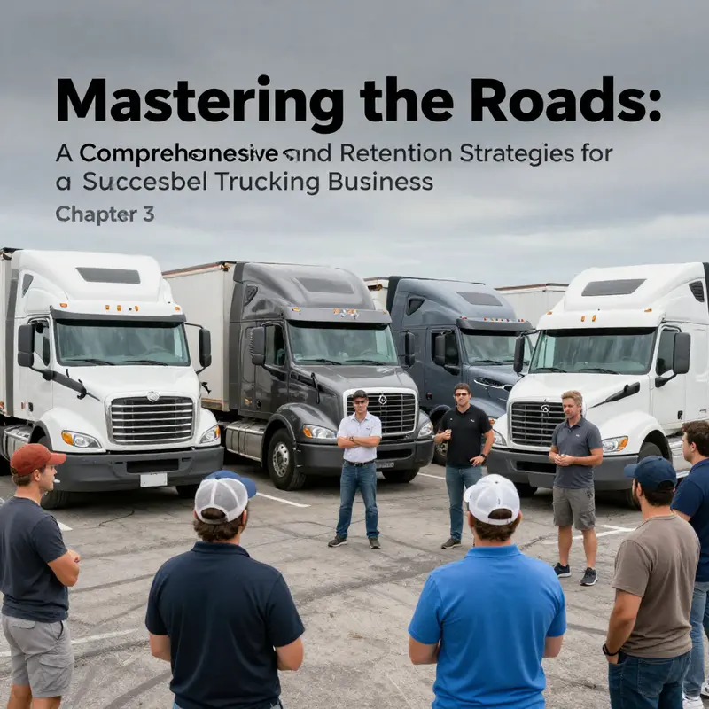 A business professional analyzing a trucking business plan, showcasing the importance of strategic planning.