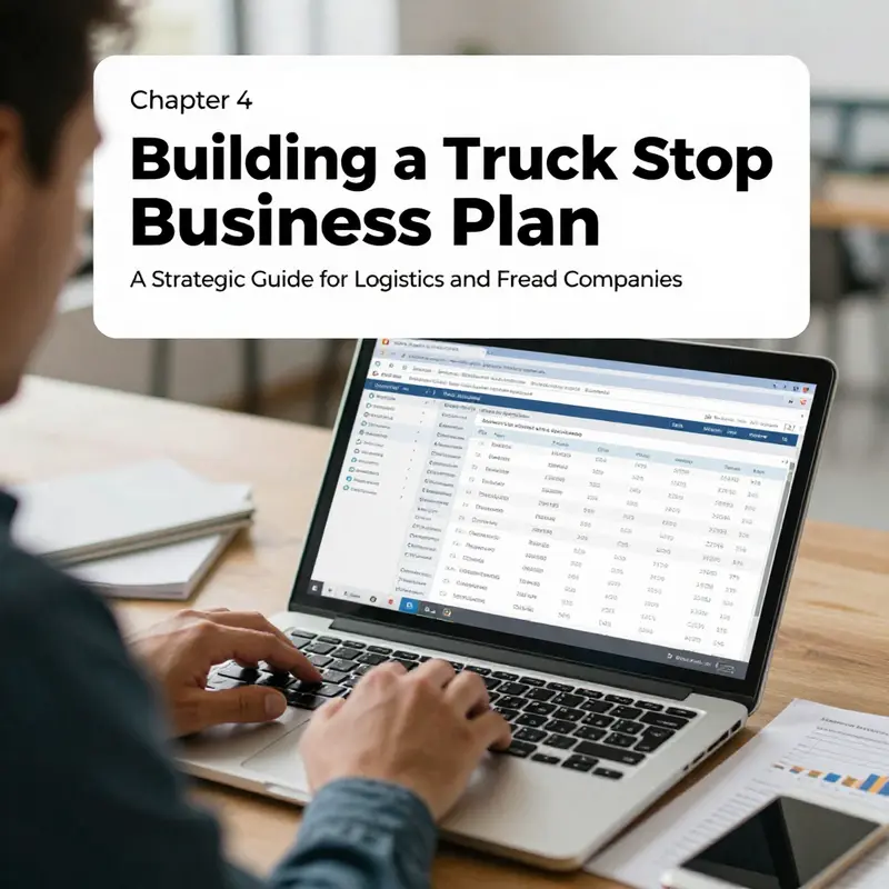 An overview highlighting key aspects of a truck stop business plan.