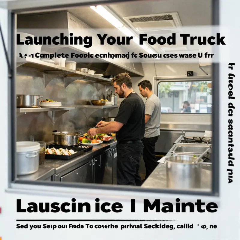 An entrepreneur preparing to apply for a business license essential for launching a food truck in Maine.