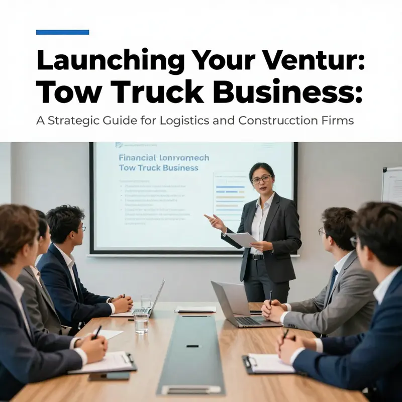 Professionals collaborate to identify target markets for a tow truck business.