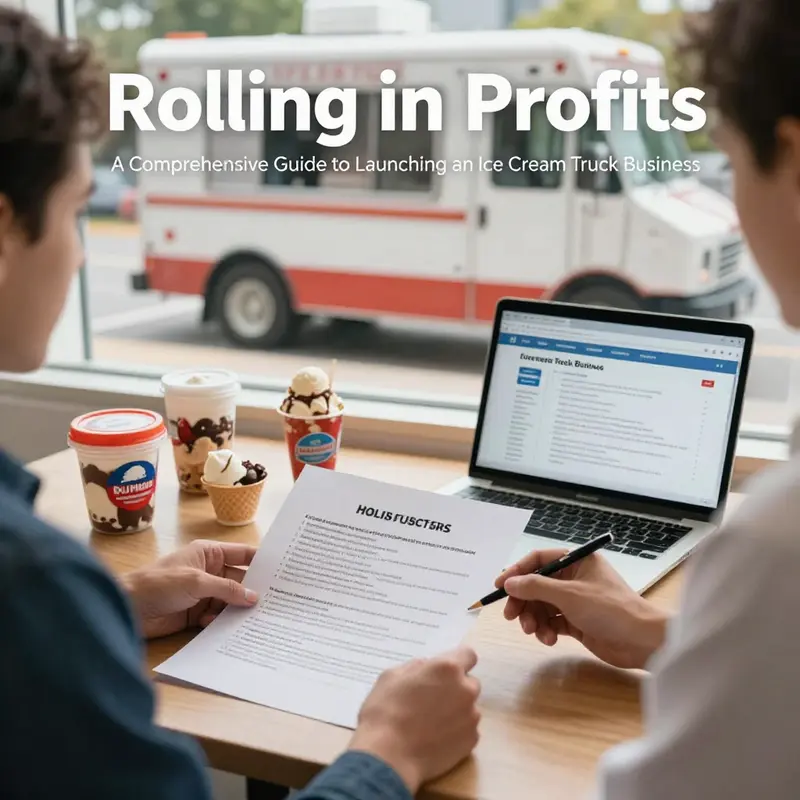 Gathering crucial market insights to inform your ice cream truck business strategy.