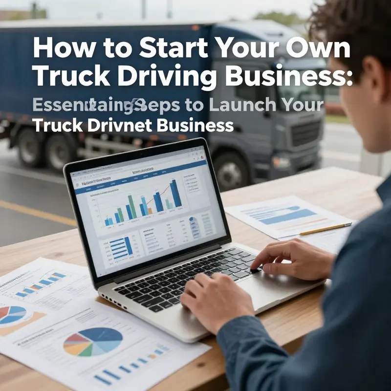 The essential licenses and certifications for a truck driving business.