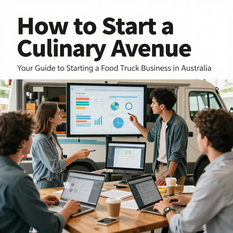 An entrepreneur outlines a comprehensive business plan for their food truck venture.