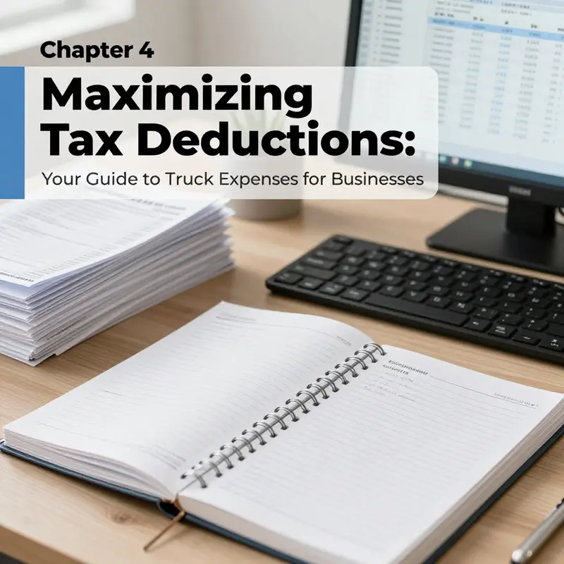 An executive analyzing truck-related expenses to maximize business deduction strategies.