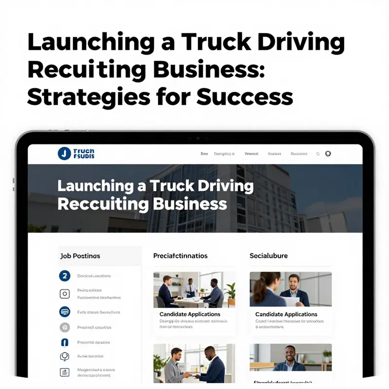 Market research chart highlighting the demand for truck drivers in various niches.