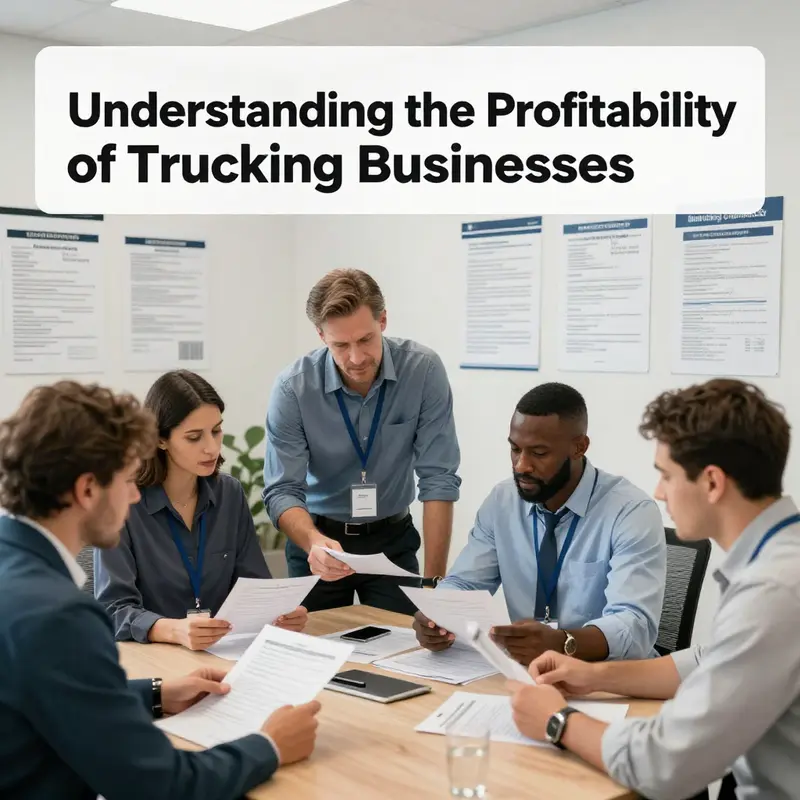 An owner-operator stands by their truck, embodying the independence and potential financial success of trucking.