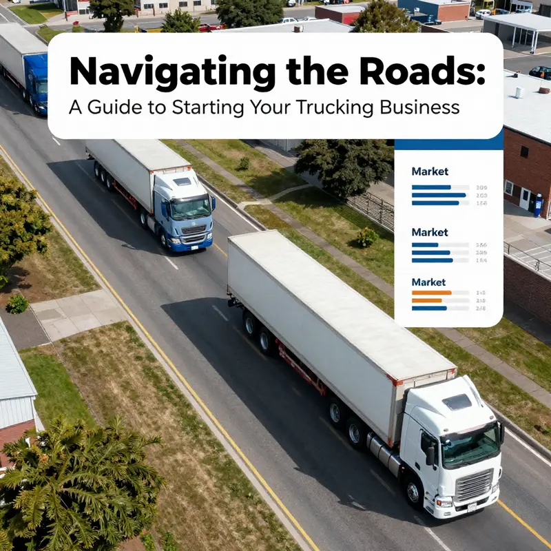 Defining the vision and niche for a new trucking business.