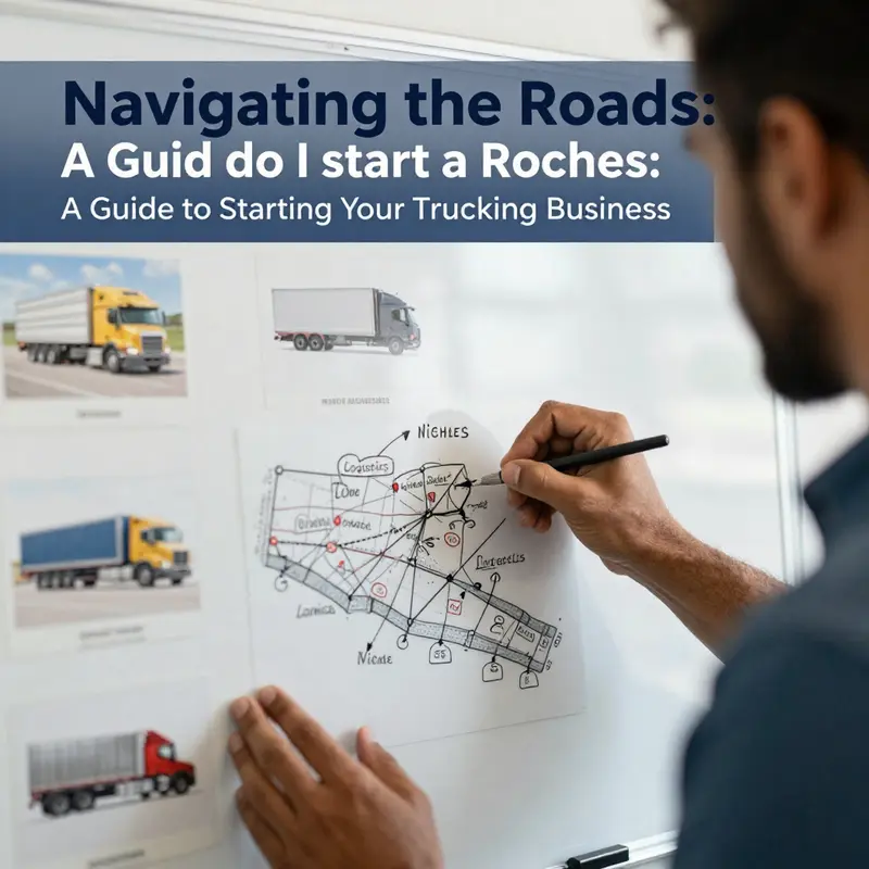 Defining the vision and niche for a new trucking business.