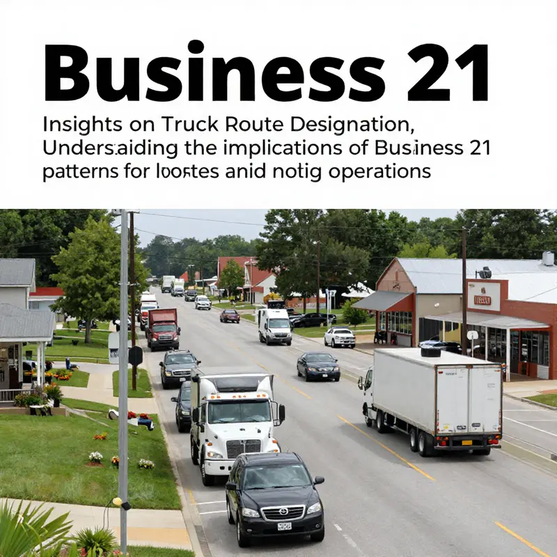 Busy street view of Business 21 in Jonesville, NC, illustrating its importance to local commerce.