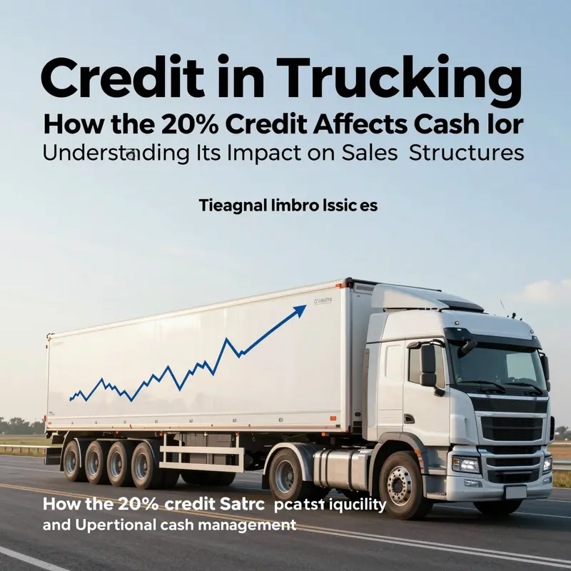 Infographic depicting the 80/20 payment structure in the trucking industry, showcasing revenue distribution.