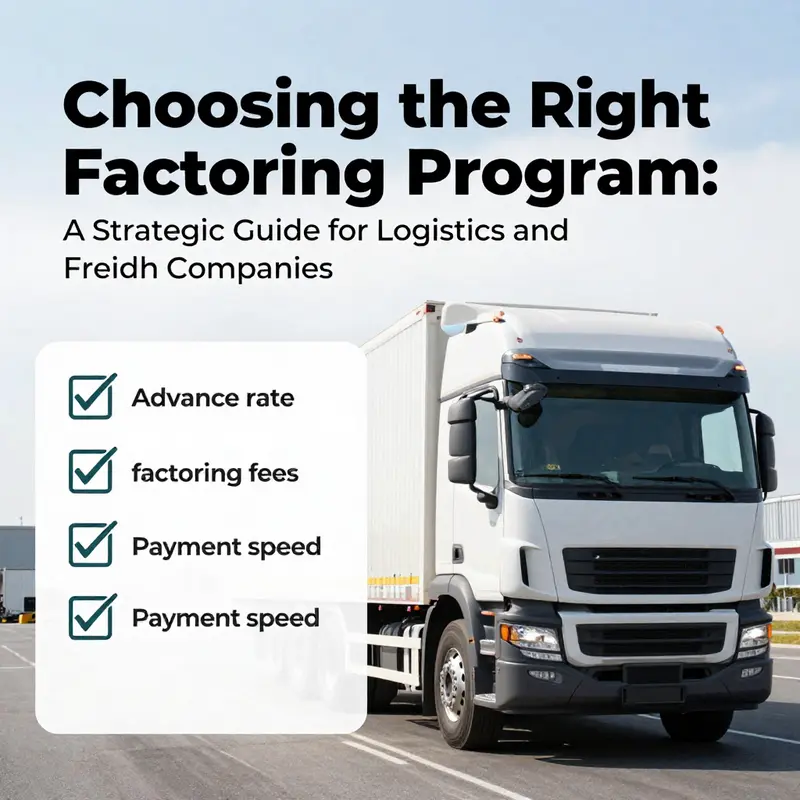 Visualizing the multifaceted needs of a trucking business in relation to factoring.