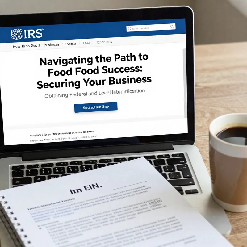 Registering your business is the first step in securing a food truck license.