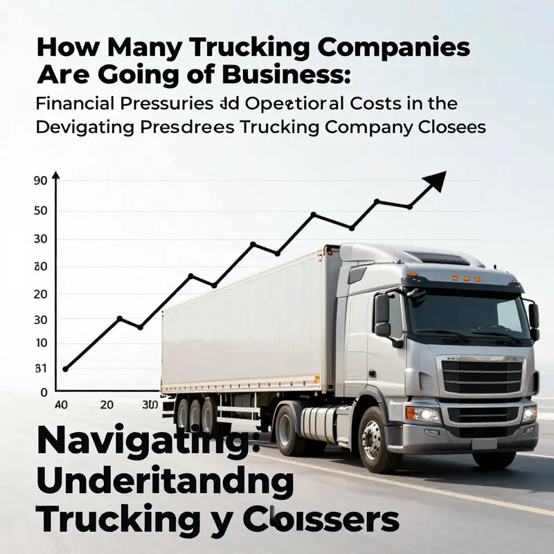 The visible signs of trucking company closures reflecting the industry’s ongoing challenges.