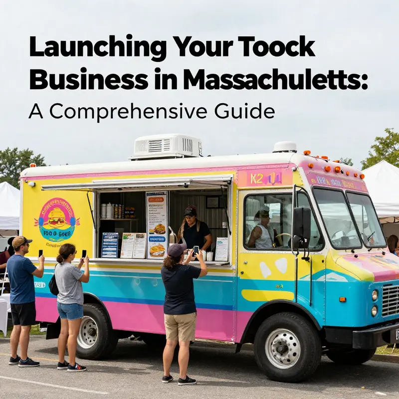 Entrepreneurs discussing the best business structure options for a food truck in Massachusetts.