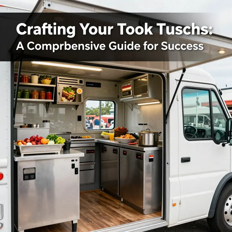 An organized workspace showcasing the essentials of constructing a robust food truck business plan.