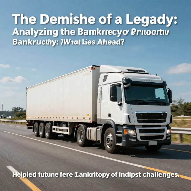 A Yellow Corporation terminal now closed, symbolizing the seismic change in the trucking industry.