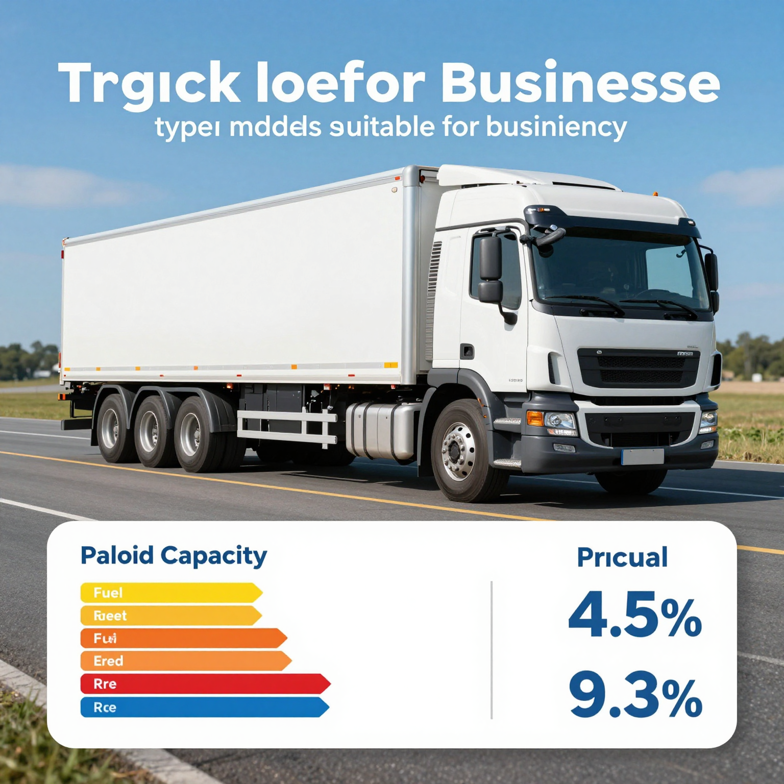 Truck Model Comparison Infographic