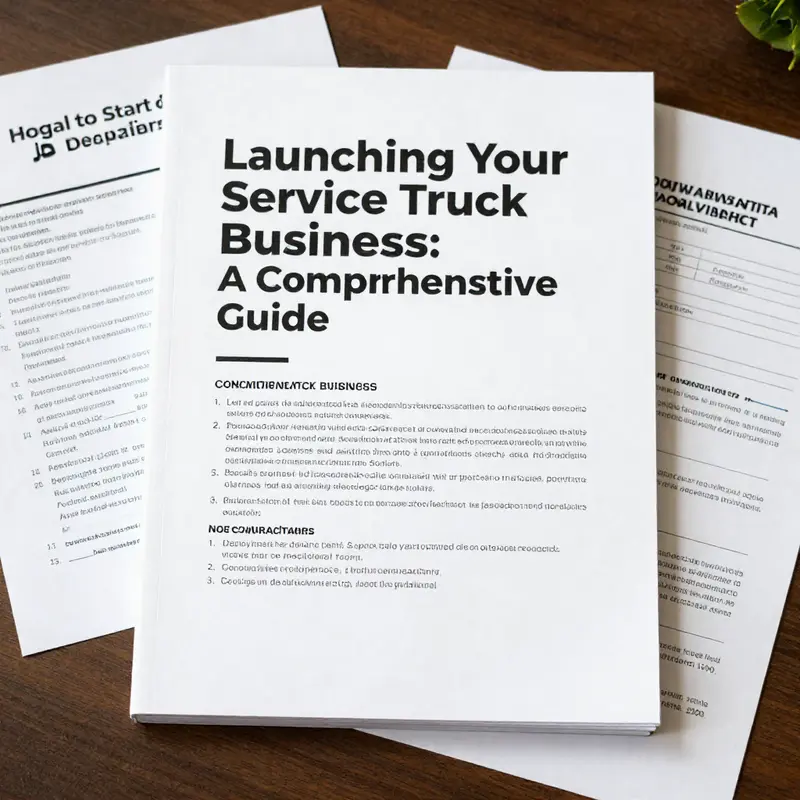 A strategic meeting illustrating the importance of niche identification for service truck businesses.