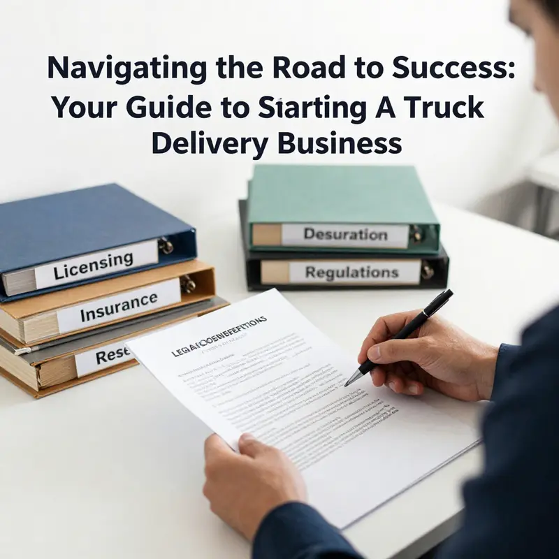 A team conducts market research to identify logistics opportunities before launching a truck delivery service.