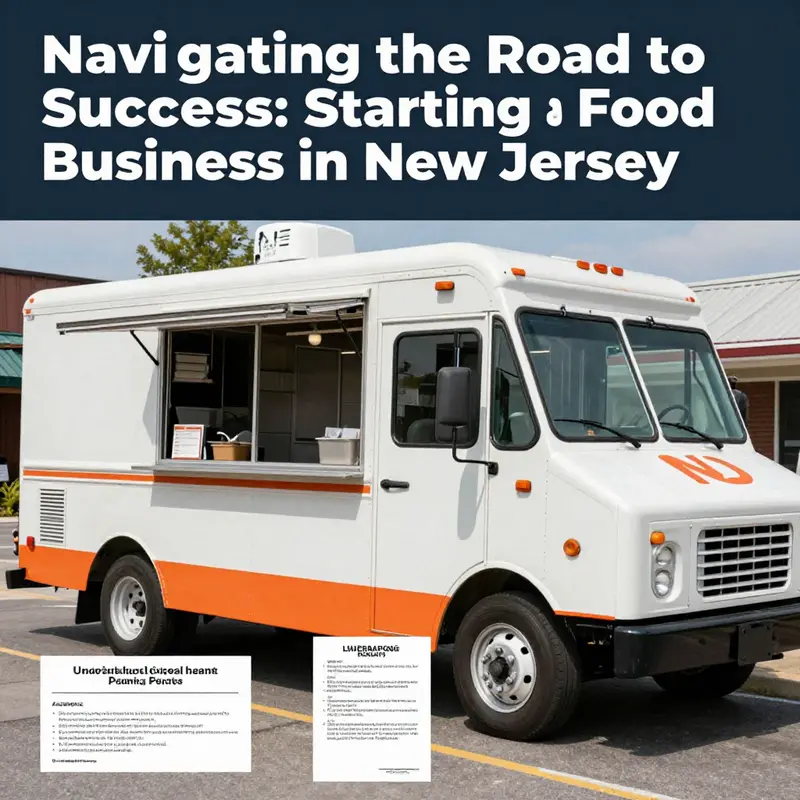 Key steps to initiate your food truck business in New Jersey.