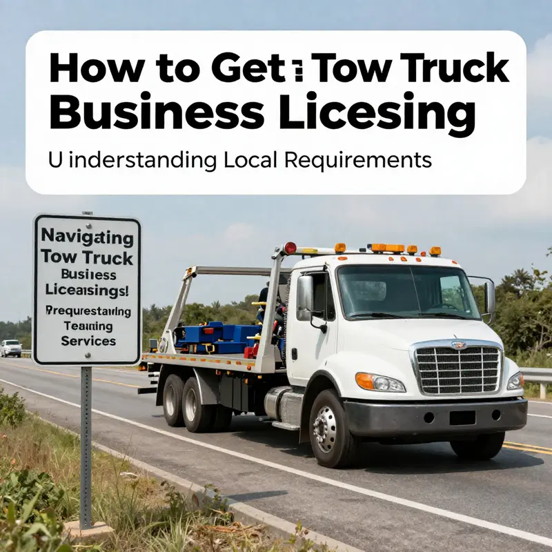 Understanding local towing regulations is crucial for securing your business license.