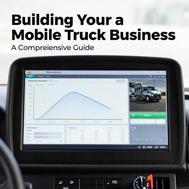 Different mobile trucks showcasing various industries and services.