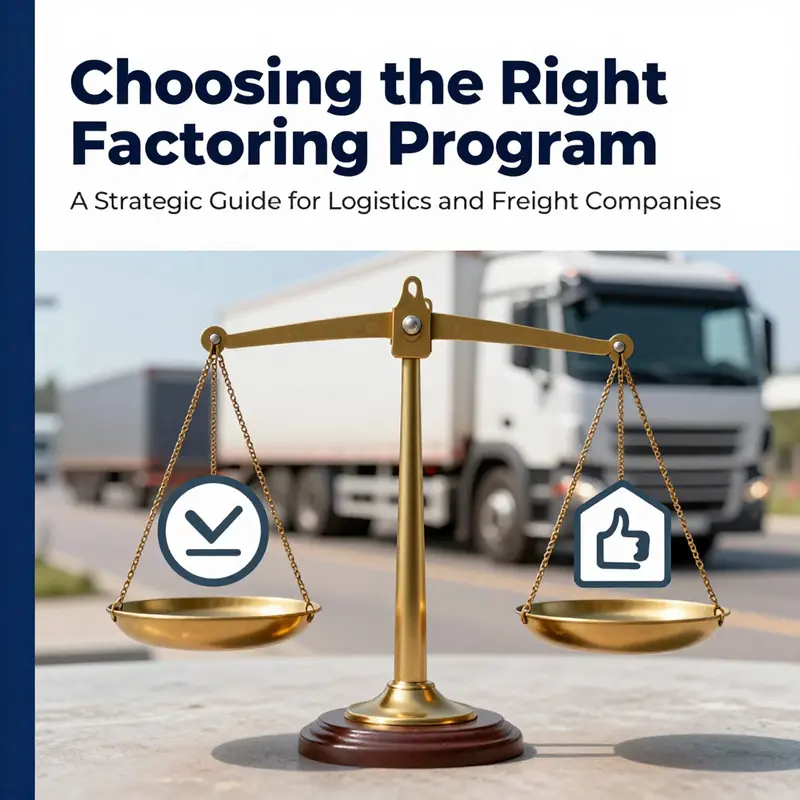 Visualizing the multifaceted needs of a trucking business in relation to factoring.