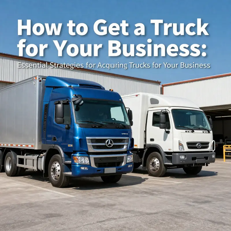 New versus used trucks: weighing your options for business acquisition.