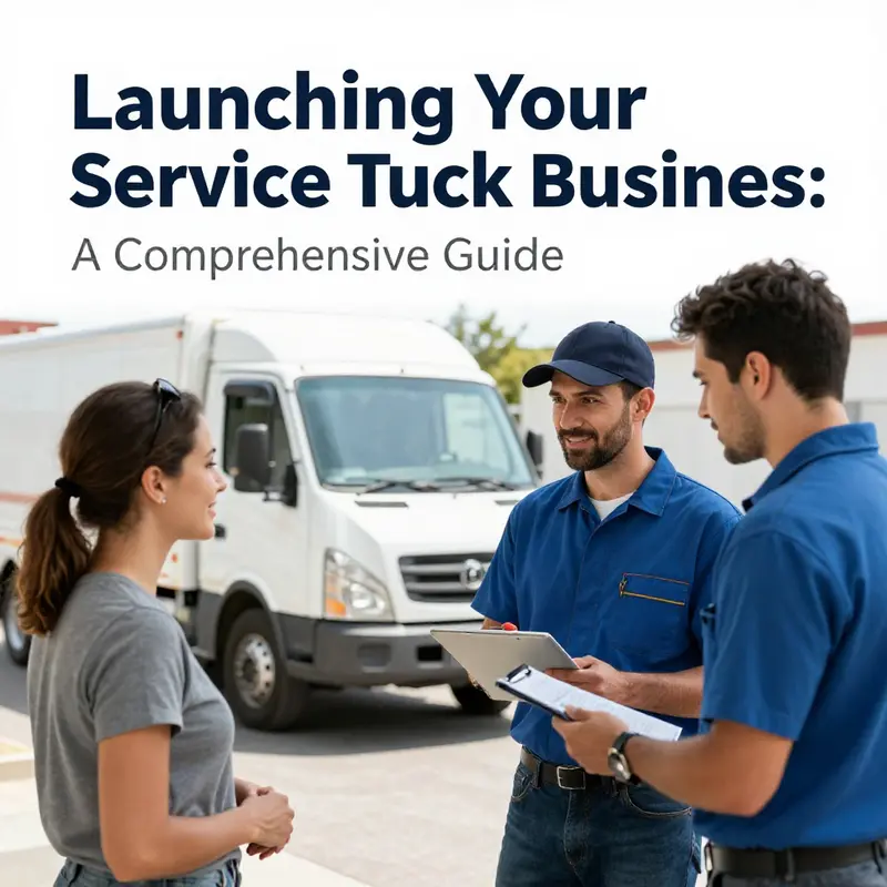 A strategic meeting illustrating the importance of niche identification for service truck businesses.