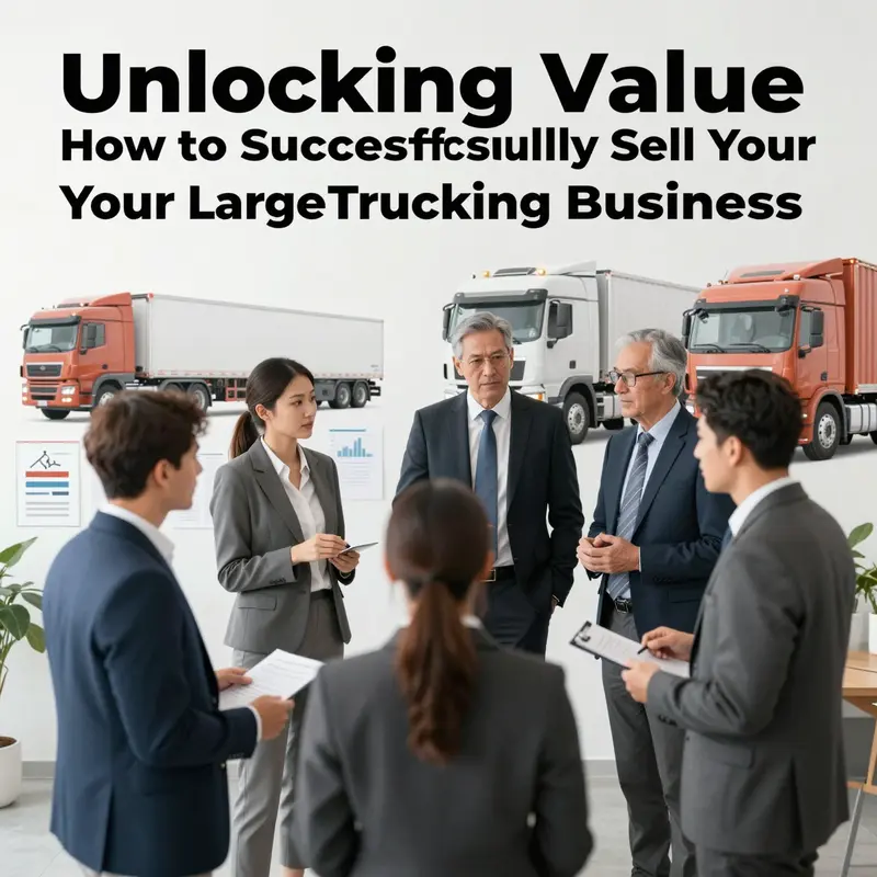 An appraiser conducting a detailed valuation analysis of a trucking business.