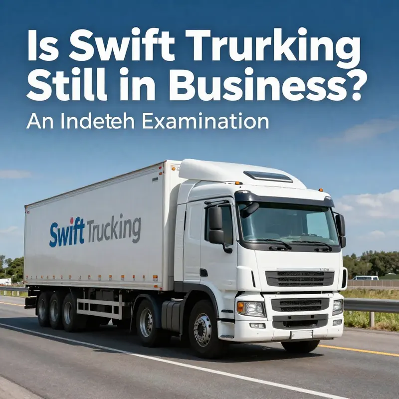 The modern fleet of Swift Trucking symbolizes its continuous operations and commitment to logistics.