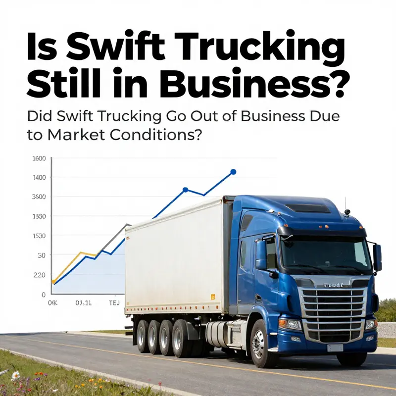 The modern fleet of Swift Trucking symbolizes its continuous operations and commitment to logistics.