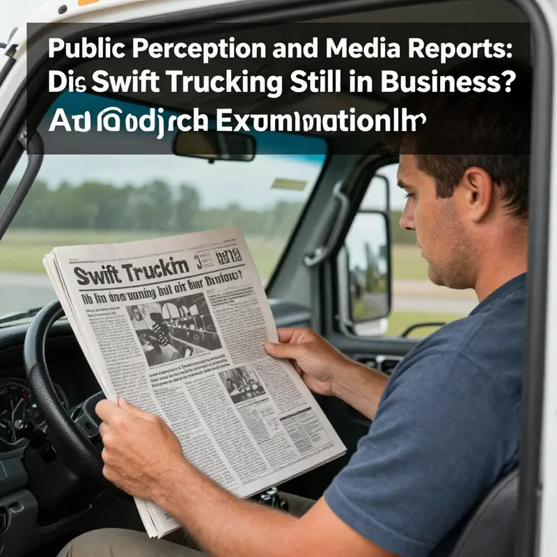 The modern fleet of Swift Trucking symbolizes its continuous operations and commitment to logistics.