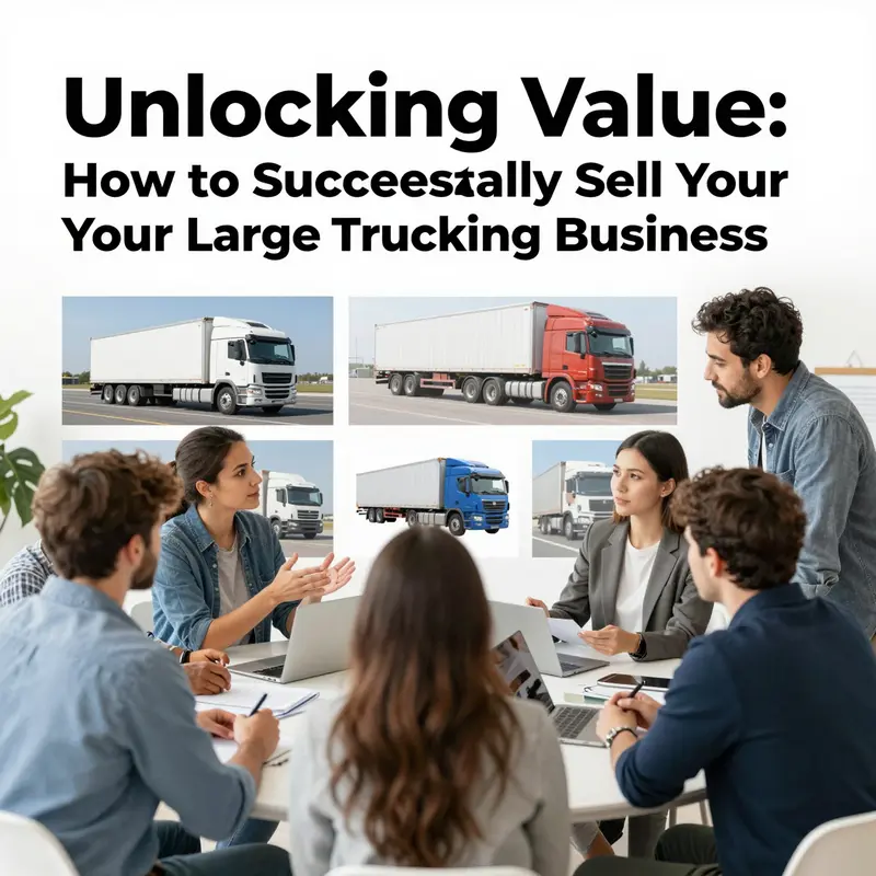 An appraiser conducting a detailed valuation analysis of a trucking business.