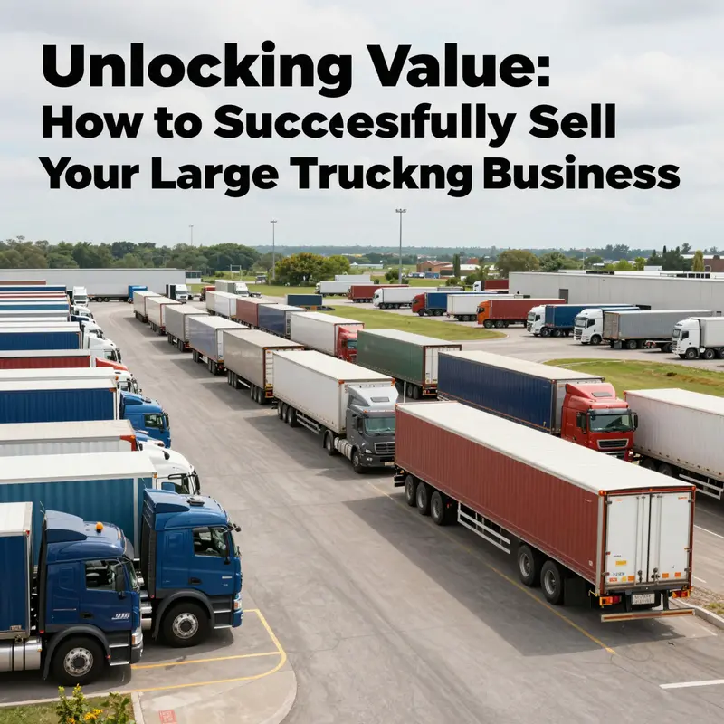 A busy trucking hub filled with trucks and trailers, showcasing the logistics sector's vitality.