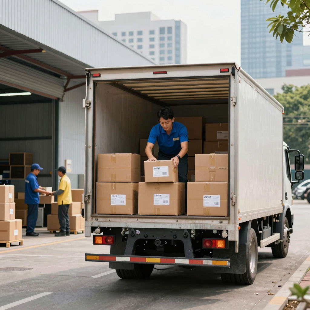 Box Truck in Action