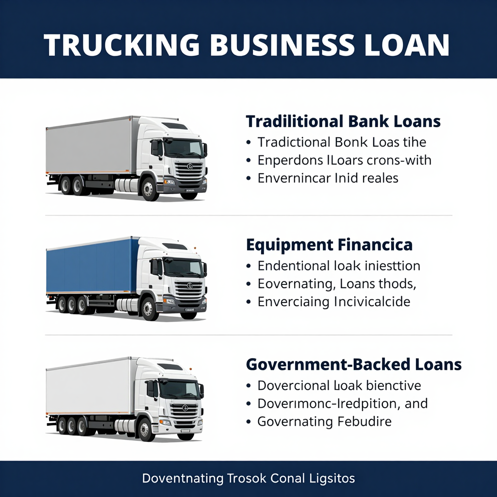 Trucking Business Loans Infographic