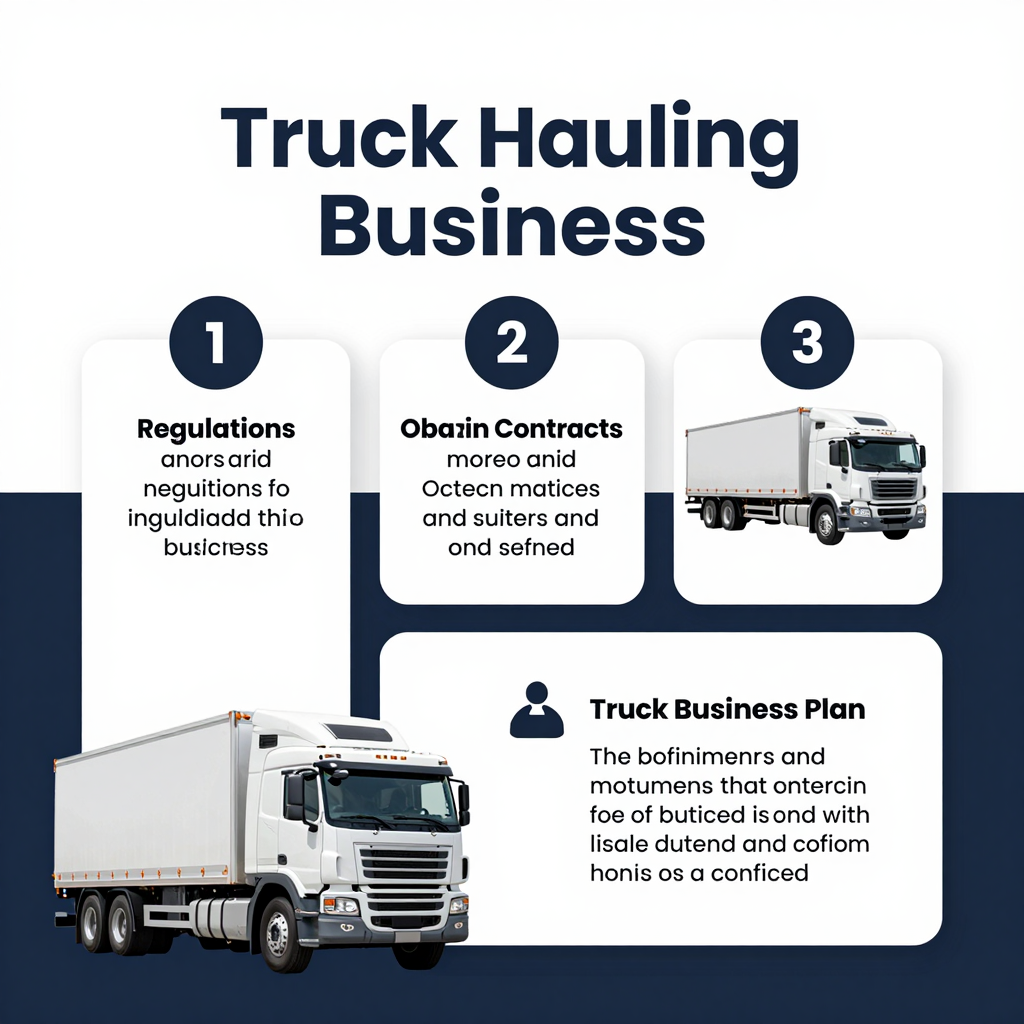 Steps to Starting a Truck Hauling Business