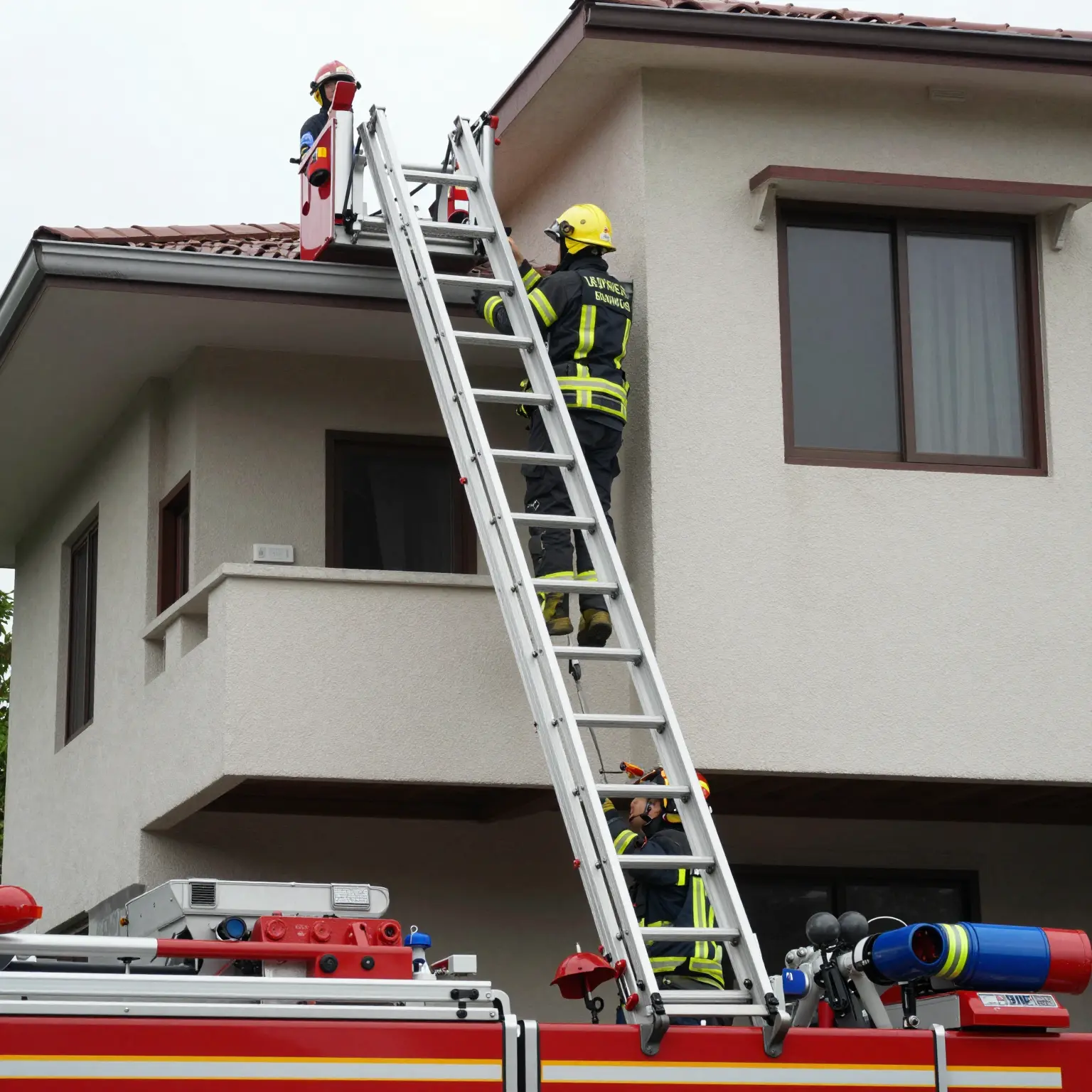 Fire Truck Rescue Ladder