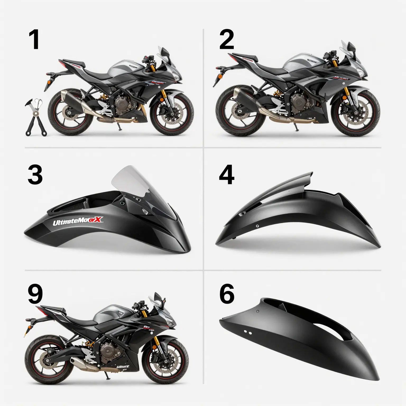 Installation Process for Motorcycle Fairings