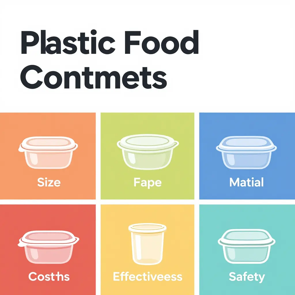 Checklist for Selecting Plastic Food Containers